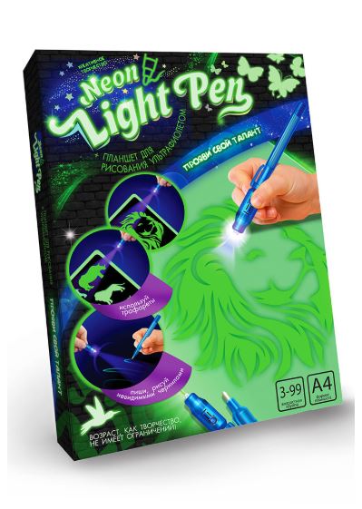 

Набор креативного творчества Neon Light Pen Лев руc Dankotoys (NLP-01-01) (51216)