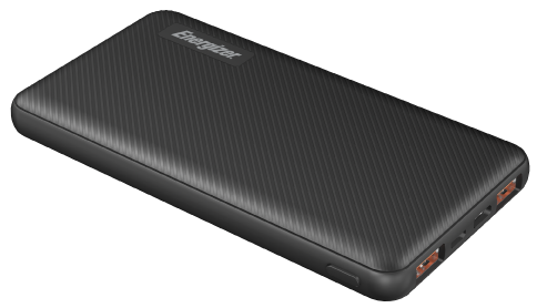 

Портативний зарядний пристрій Energizer UE10044PQ-10000 mAh Li-pol+TYPE-C PD Black