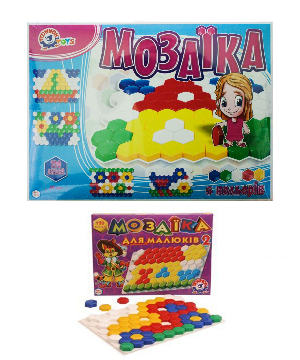 

Мозаика 120 элементов Технок (2216) (11236)