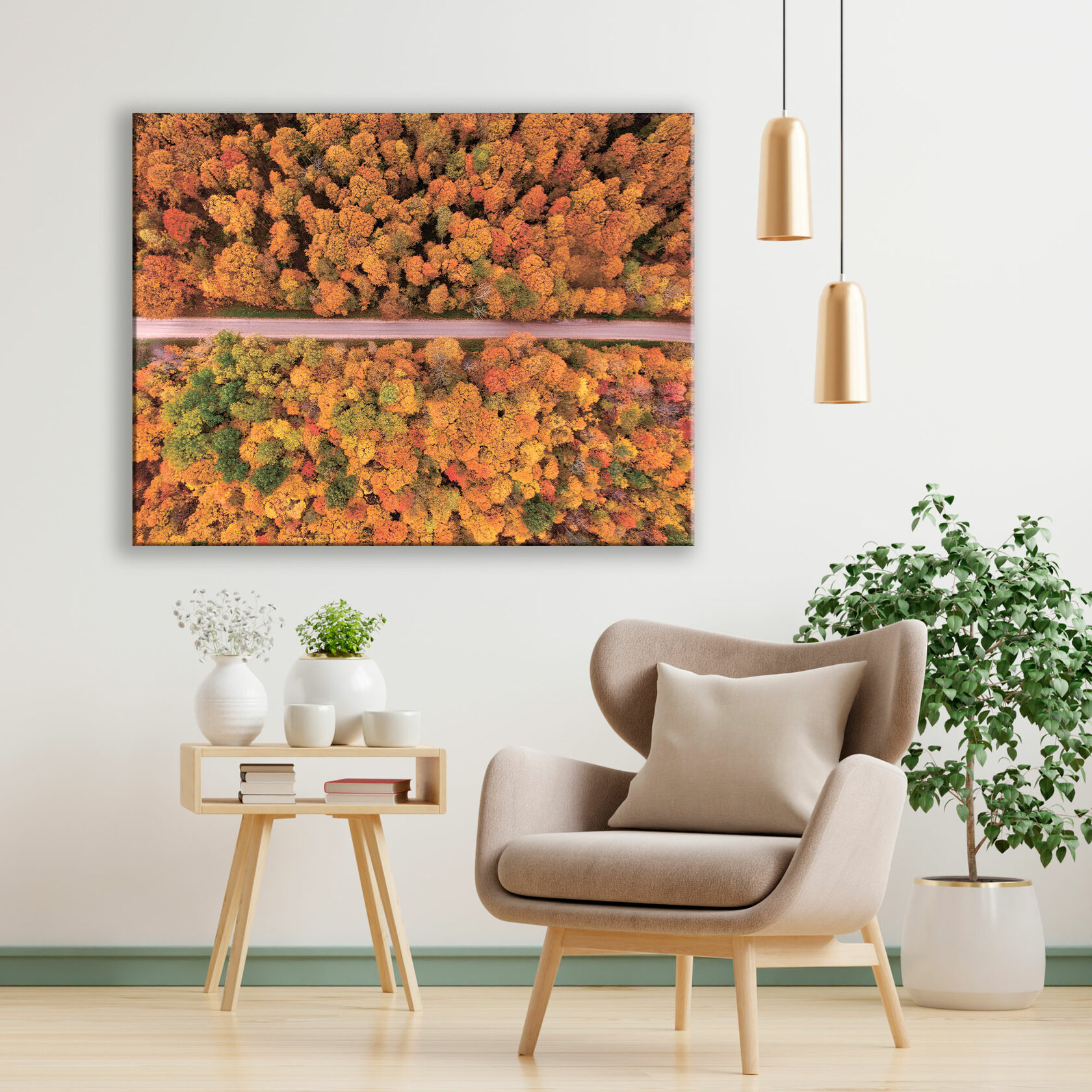 

Картина на холсте Autumn forest 100х130 см