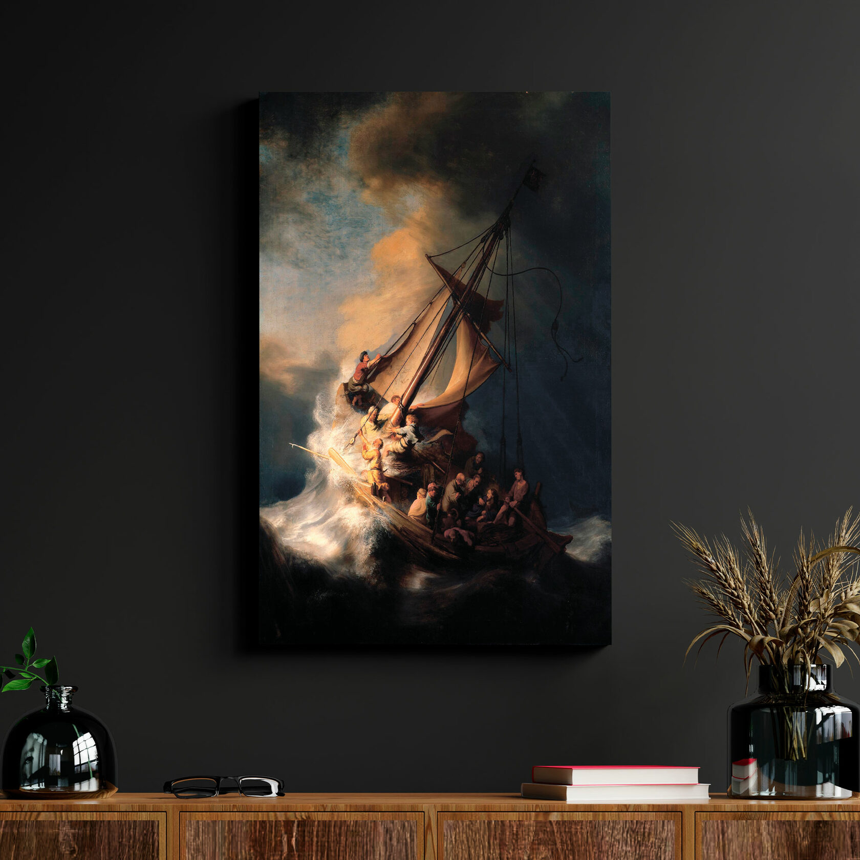

Картина на холсте The Storm on the Sea of Galilee 130х100 см