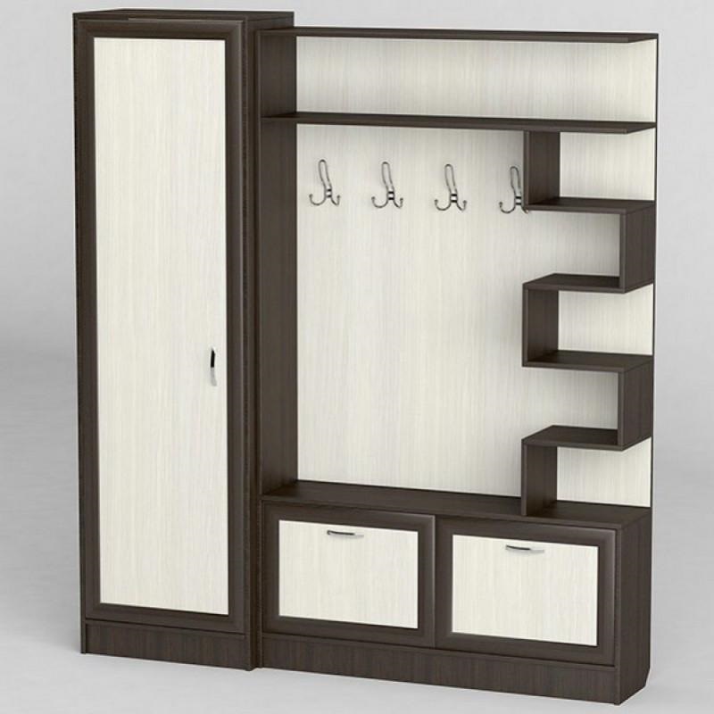 

Прихожая Тиса-24 АКМ Венге Магия + Дуб Молочный