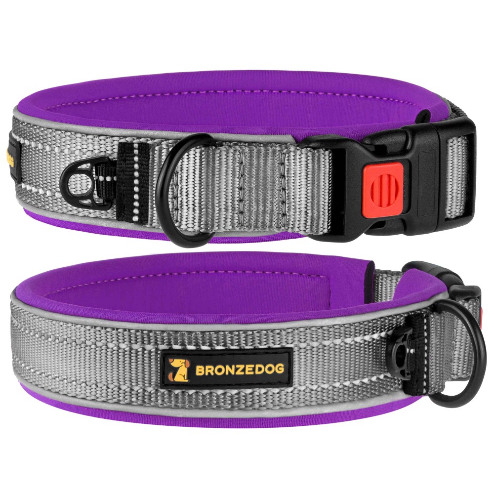 

Ошейник Для Собак BronzeDog Sport Серо - Фиолетовый 20 мм 36-43 см (51/091311)