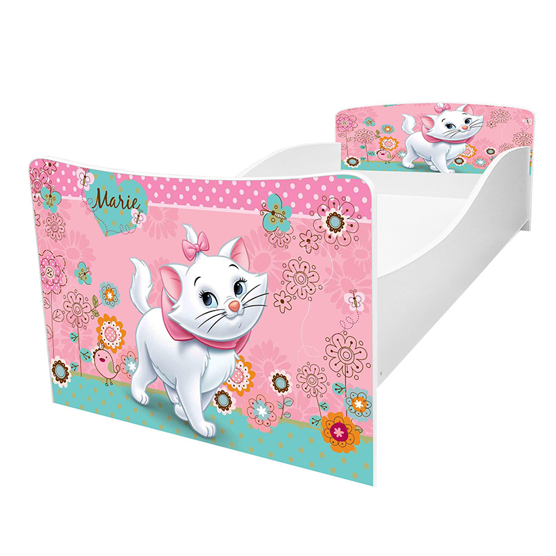 

Детская кровать Viorina-deko Kinder-29 Кошечка Мари + белый 70х155