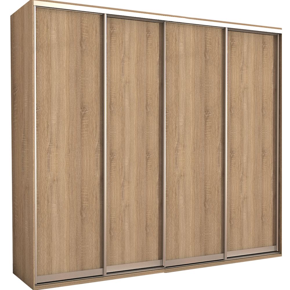 

Шкаф-купе Zevs Четырехдверный ДСП 260х45х210 дуб сонома