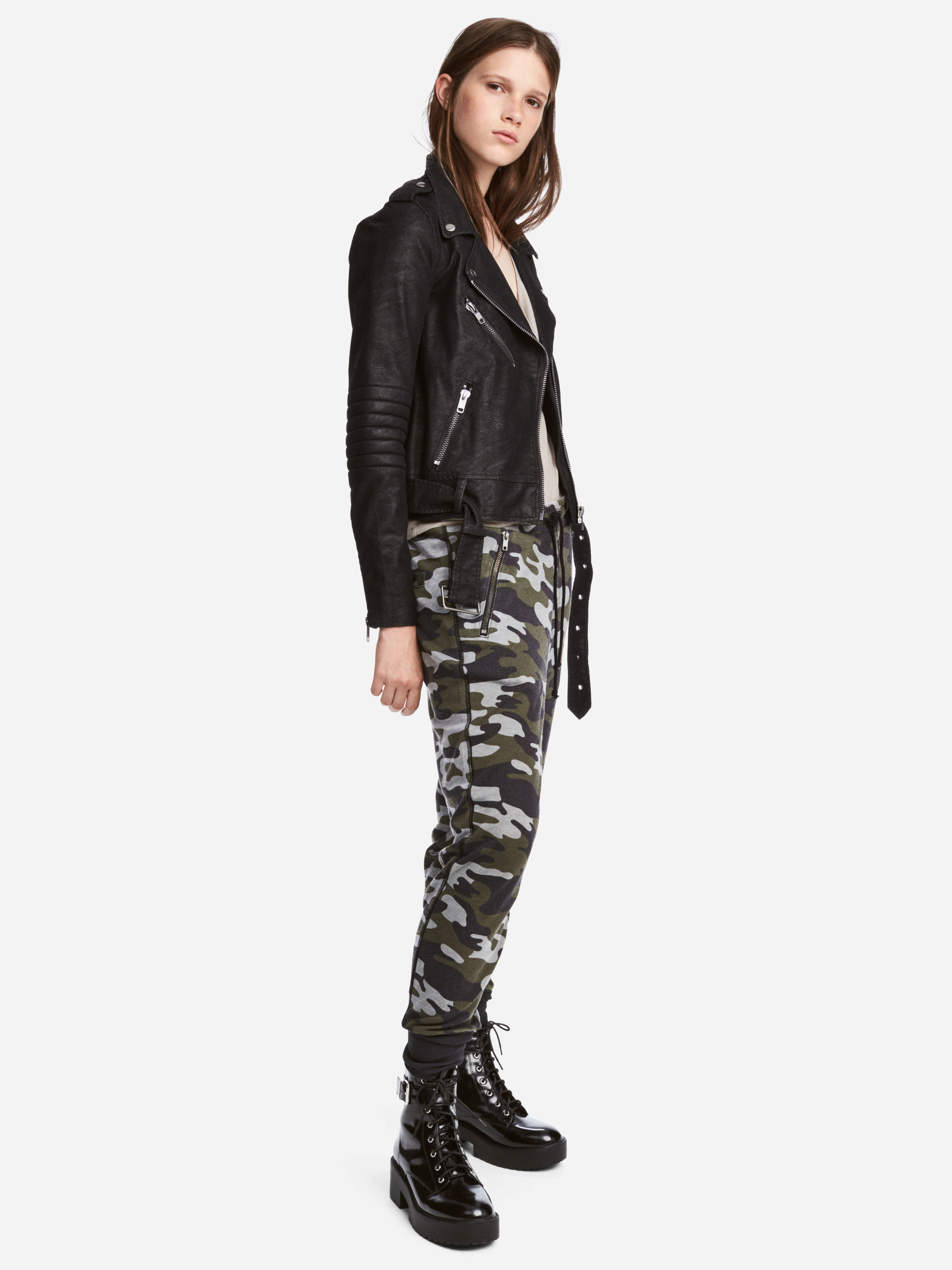 

Брюки H&M 2522295-ABCA XS Темно-зеленые