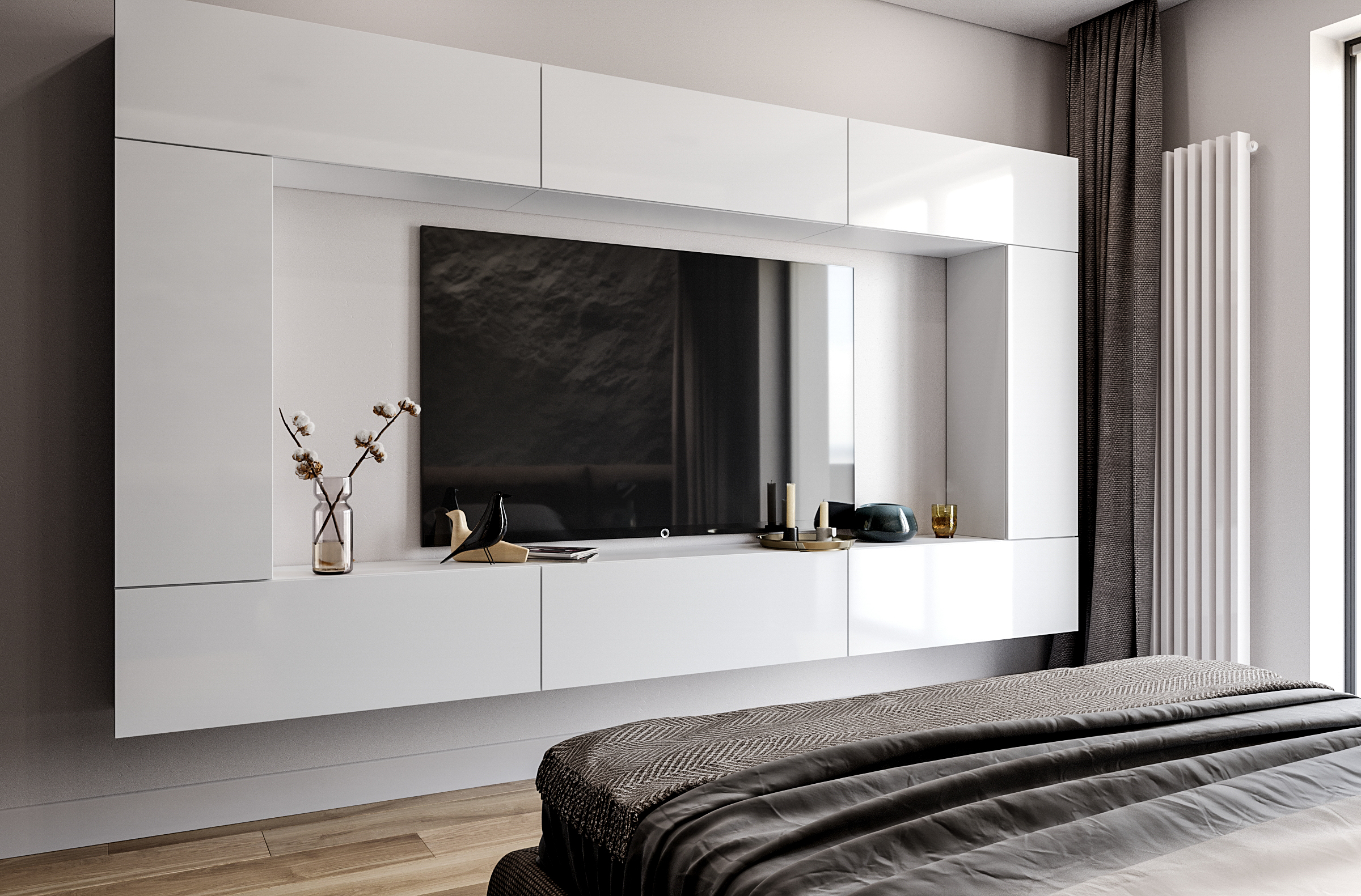 

Гостиная MiroMark BOX F2 белый BX-F2-WB