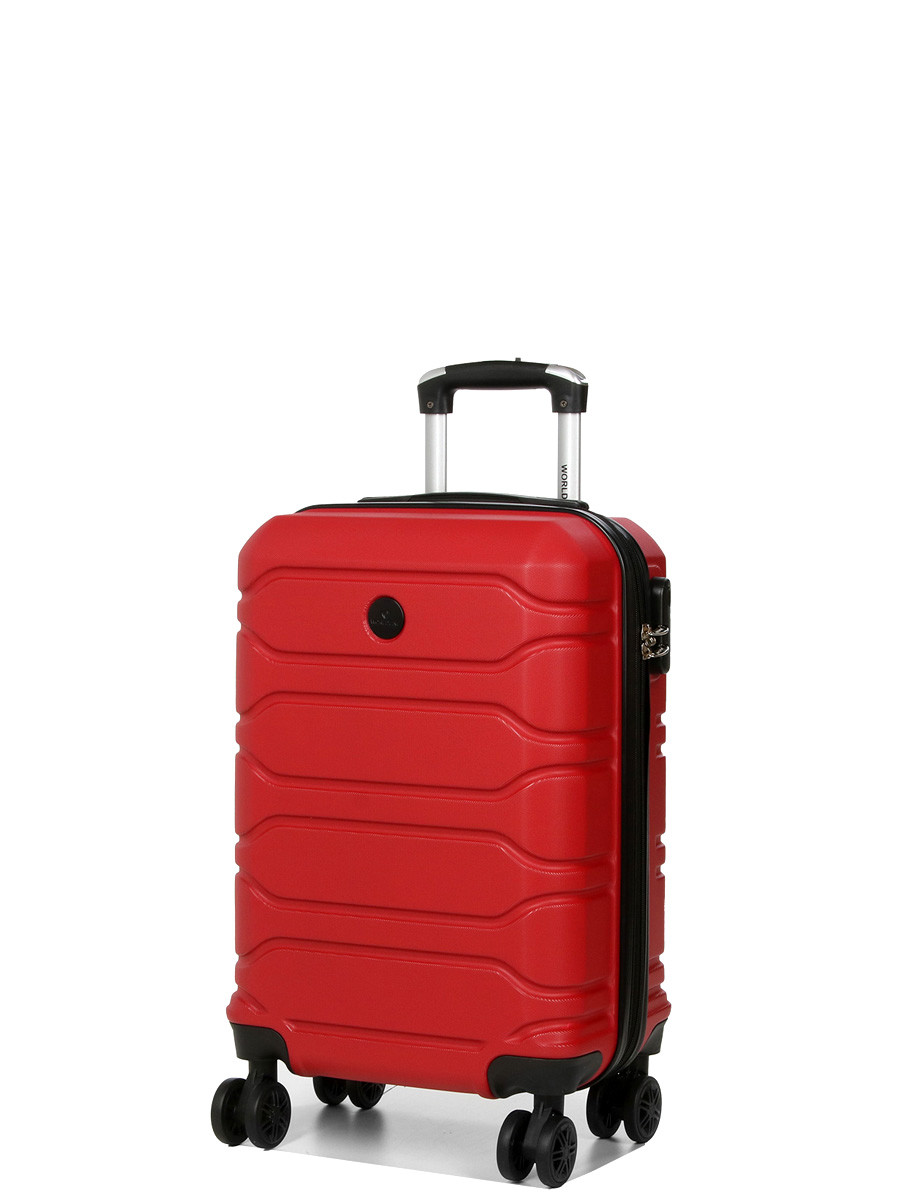 

Чемодан дорожный Малый (S) под Ручную кладь Поликарбонат Airtex 613 41 л 53x36x21 см Красный (Red)