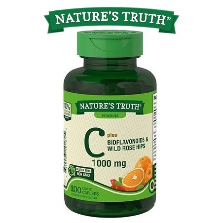 

Витамин С Nature's Truth C 1000 мг с Биофлаваноидами и шиповником 100 капсул 1486