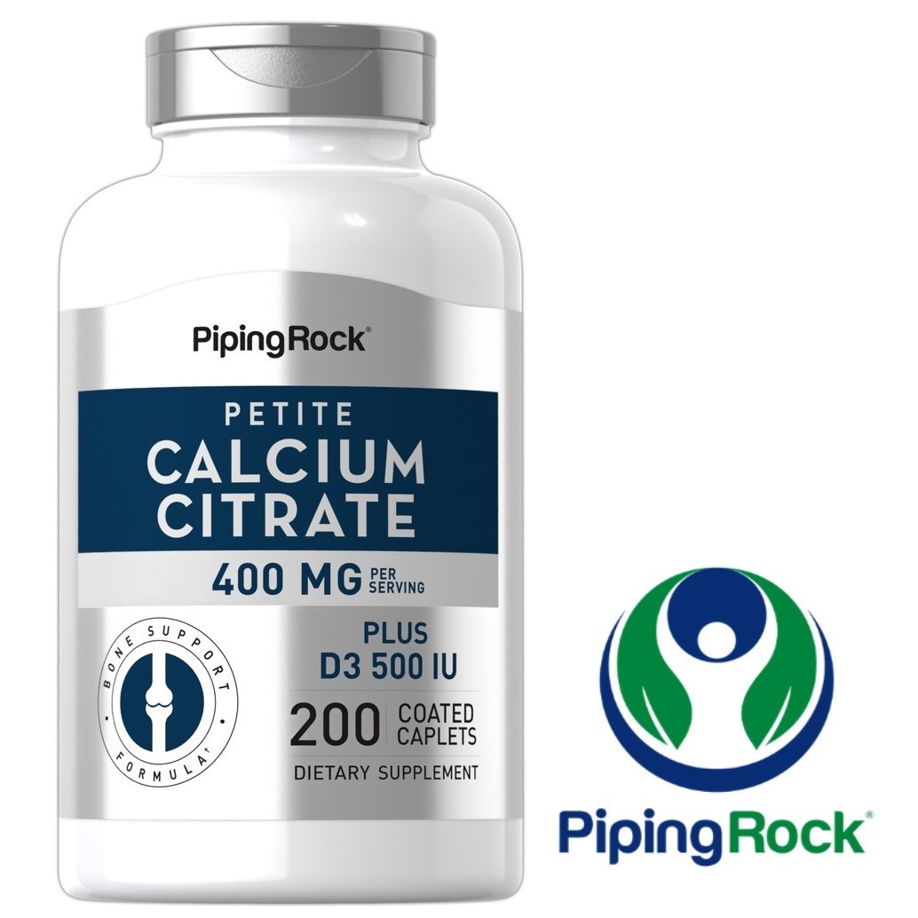 

Комплекс Piping Rock Calcium Citrate 400 mg plus D3 500 IU (Цитрат кальция с Витамином Д3) 200 таблеток 1552