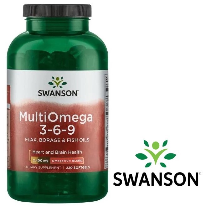 

Жирные кислоты Swanson Multi Omega 3-6-9 220 гелевых капсул 1544