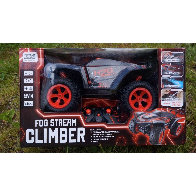 

Машина-вездеход с эффектом дыма красная Fog Steam Climber