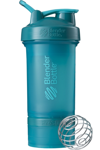 

Шейкер спортивный BlenderBottle ProStak 650 ml с 2-мя контейнерами Teal, original R144865