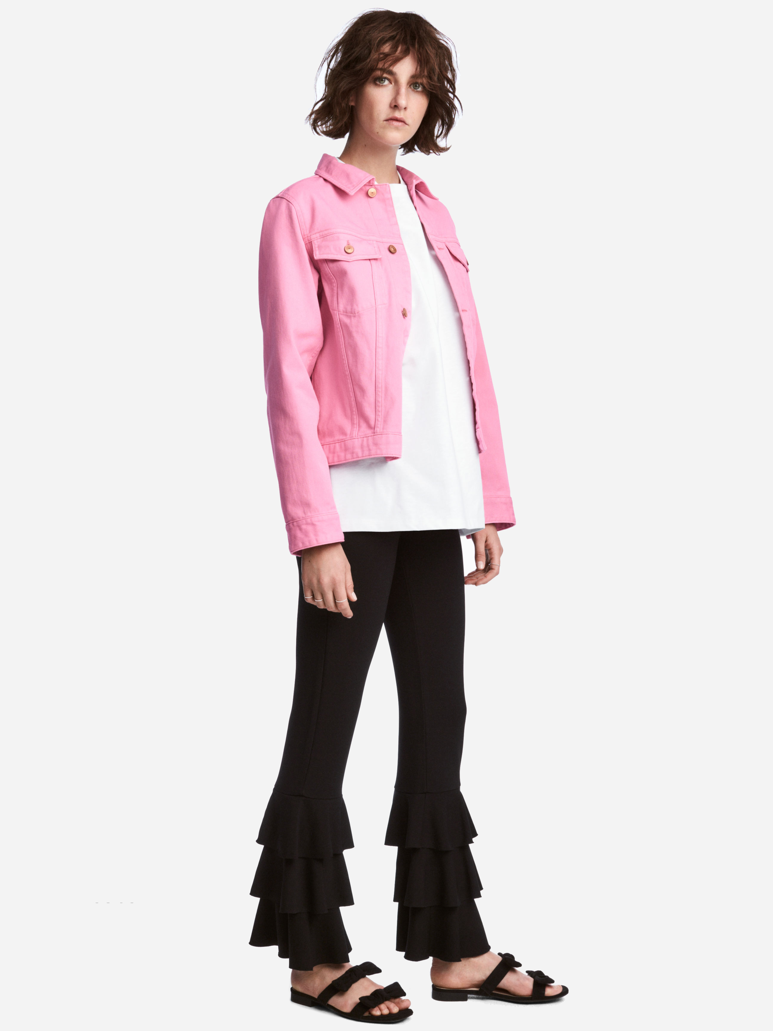 

Брюки H&M 5585406-AAAD 38 Черные