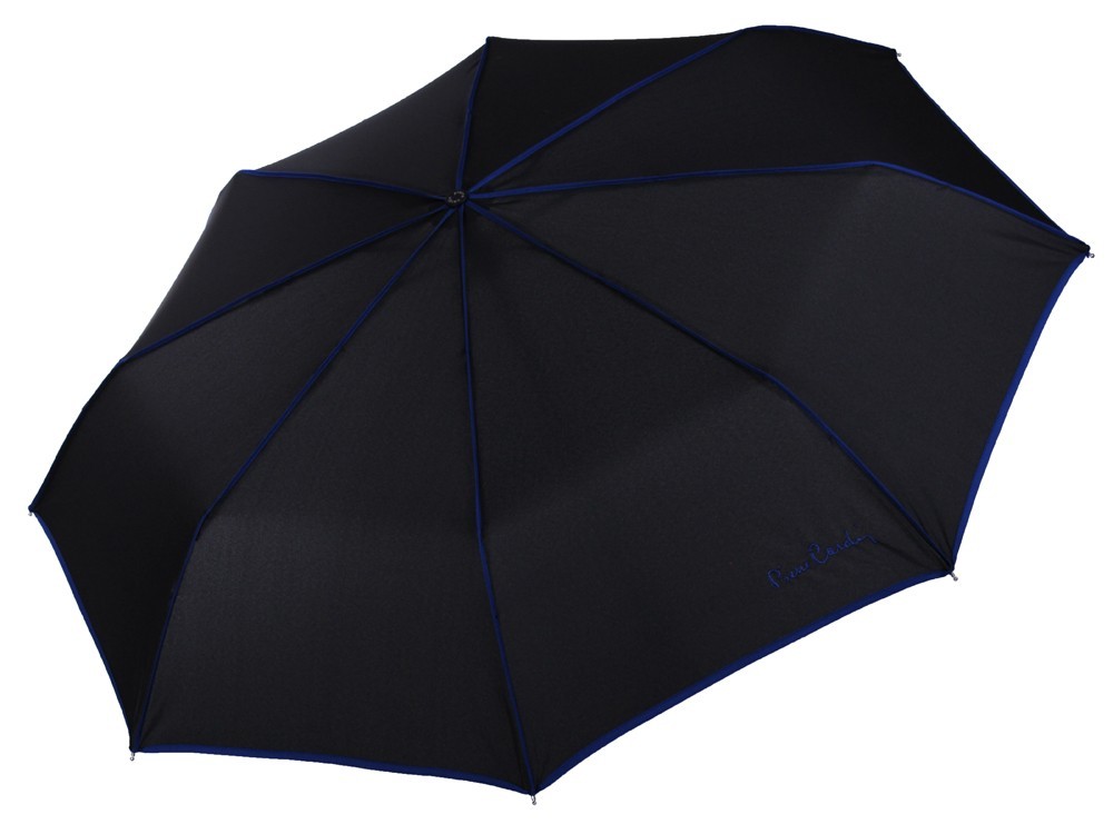 

Черный зонт с синей окантовкой Pierre Cardin 82442