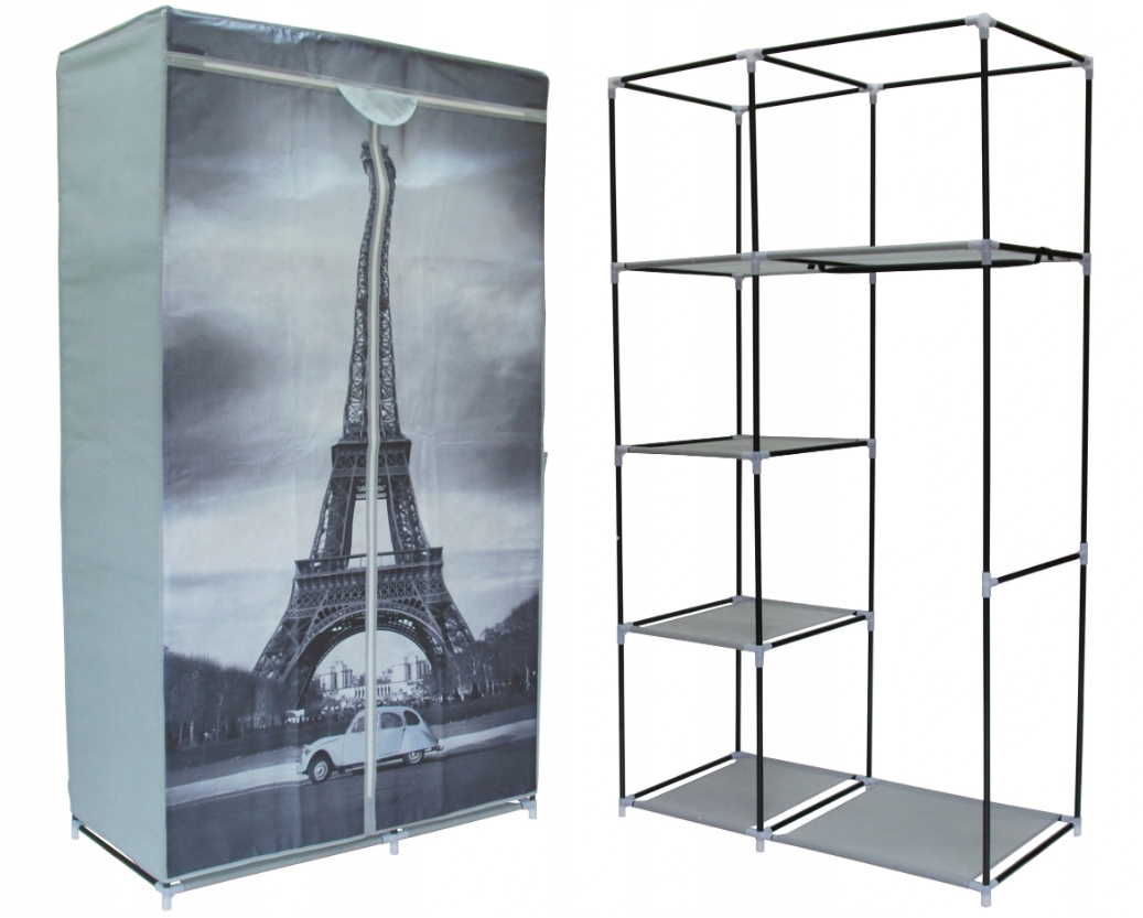 

Портативный шкаф-гардероб текстильный Gockowiak Paris 88 x 45 x 155 см