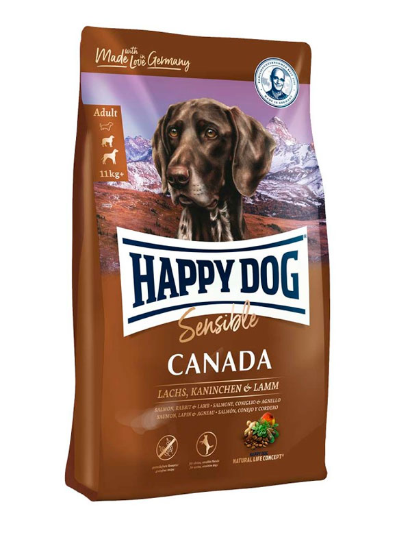 

Сухой корм Happy Dog Sensible Canada для взрослых собак 12,5 кг