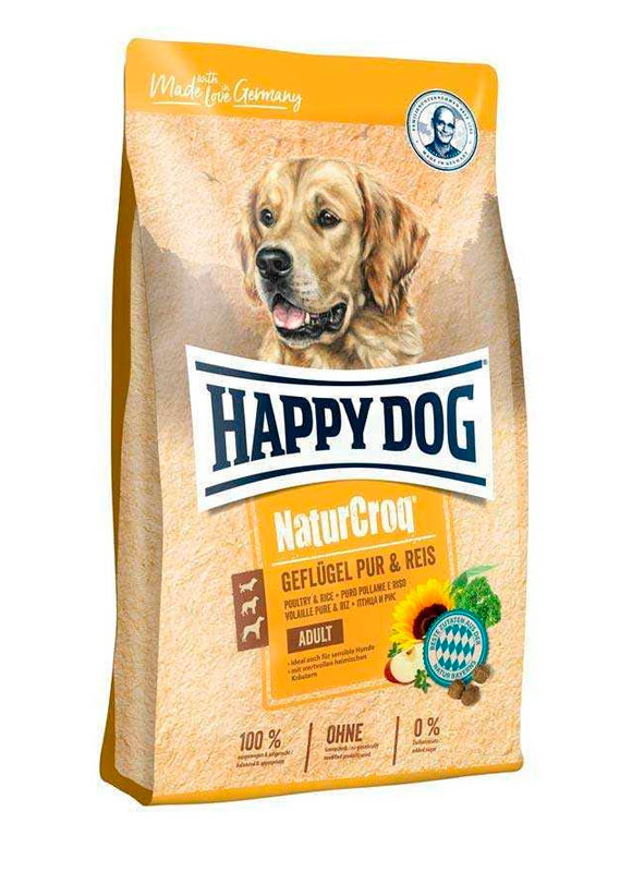 

Сухой корм Happy Dog NaturCroq Geflugel Pur & Reis для взрослых собак с птицей и рисом 15 кг