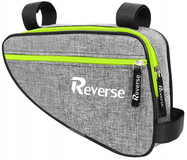

Велосумка ROWER Reverse 26 х 17 х 6 см сумка на раму серая с зеленым 2 л (RBAG-779)