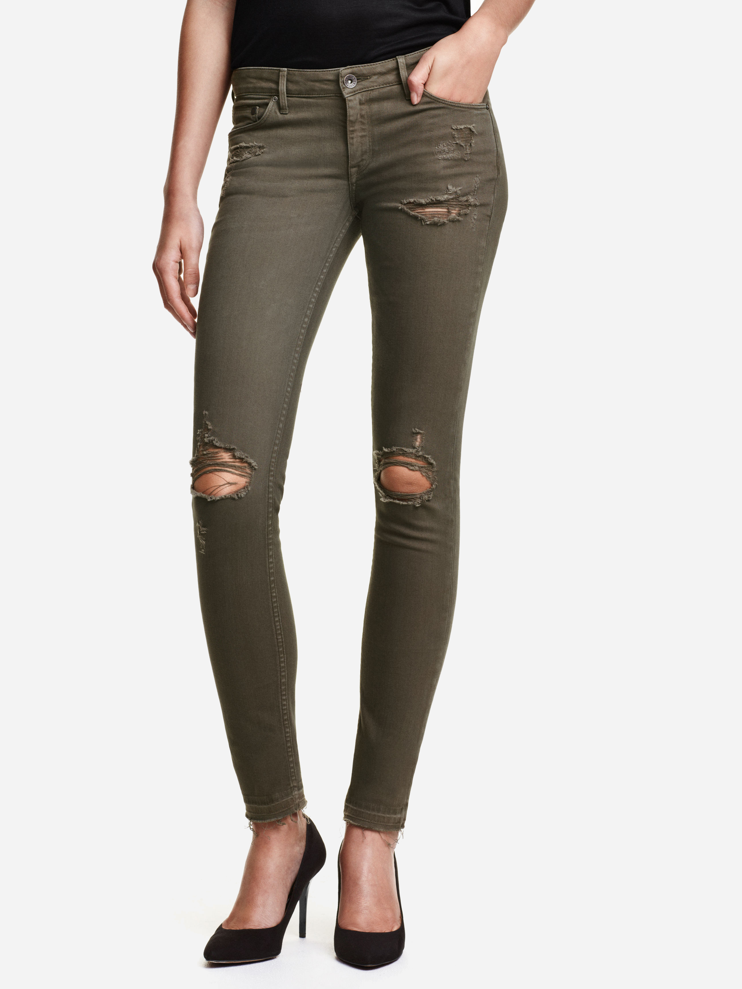 

Джинсы H&M 3152522-z 31/34 Темно-зеленые
