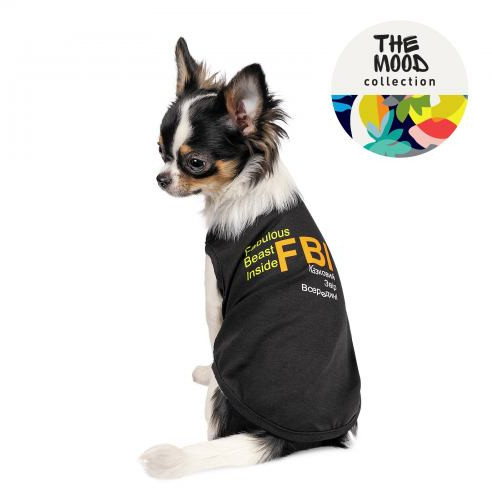 

Борцовка для собак Pet Fashion FBI Чорна S2