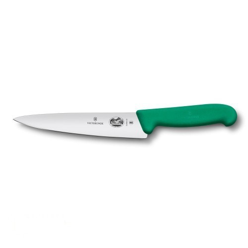 

Нож кухонный разделочный Victorinox Fibrox 19 см зелёный