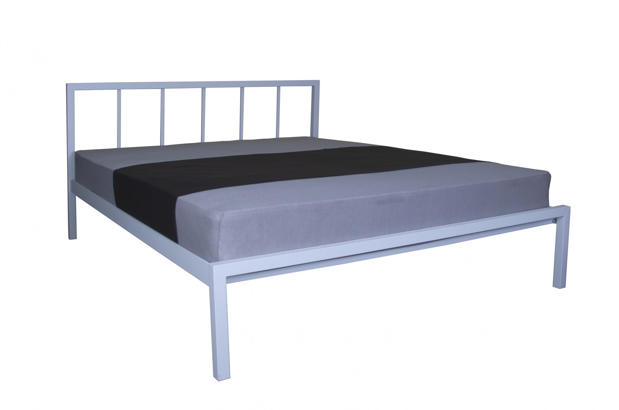 

Кровать Melbi 180х200 см металл белый Тина