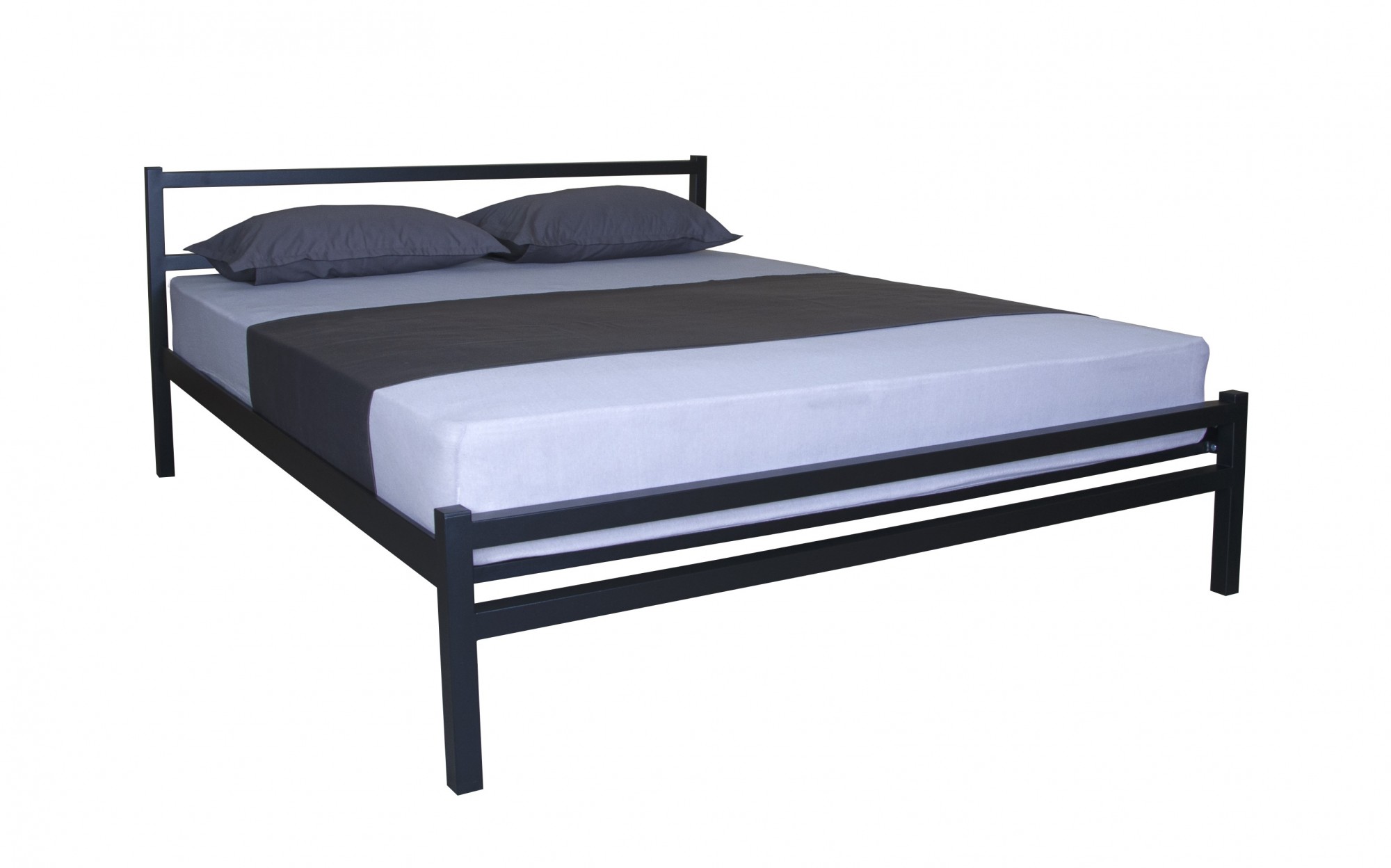 

Кровать Melbi 160х200 см металл чёрный Ника