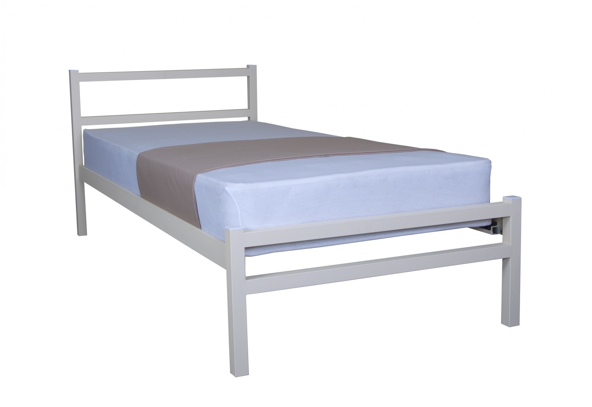

Кровать Melbi 80х200 см металл белый Ника