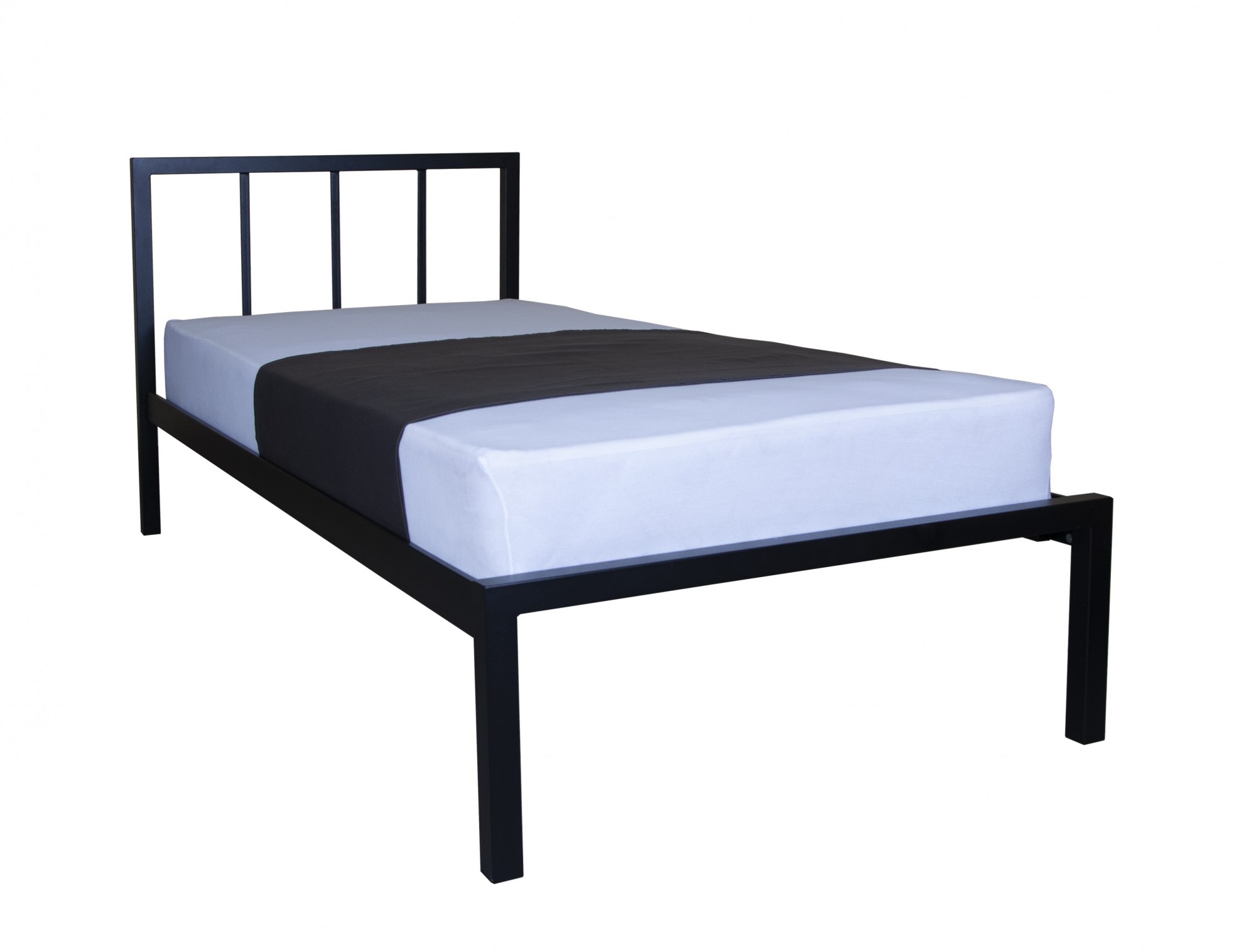 

Кровать Melbi 80х200 см металл чёрный Тина