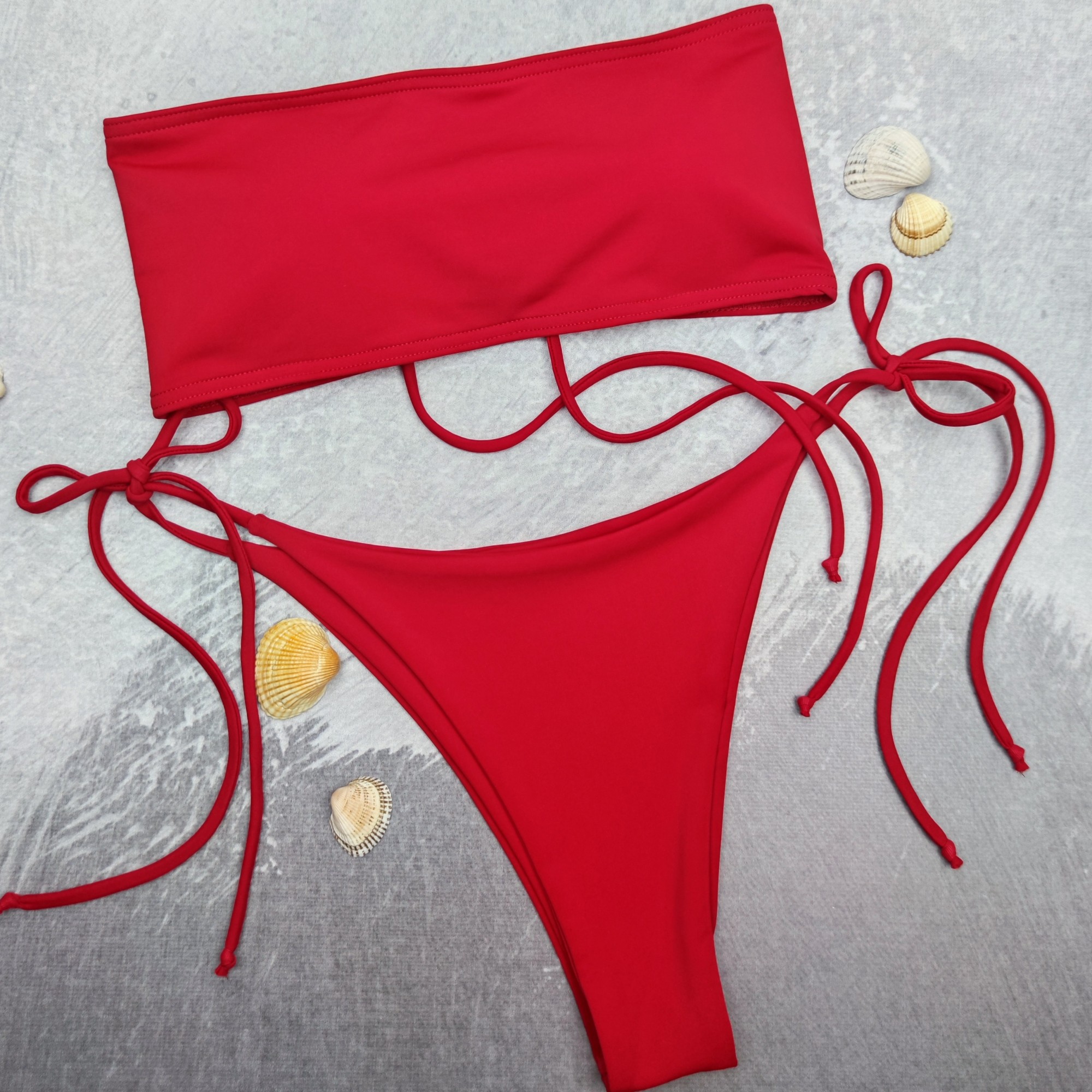 

Купальник SUN красный раздельный со шнуровкой на спине, плавки на завязках  004-02-01, Купальник SUN красный раздельный со шнуровкой на спине, плавки на завязках S 004-02-01