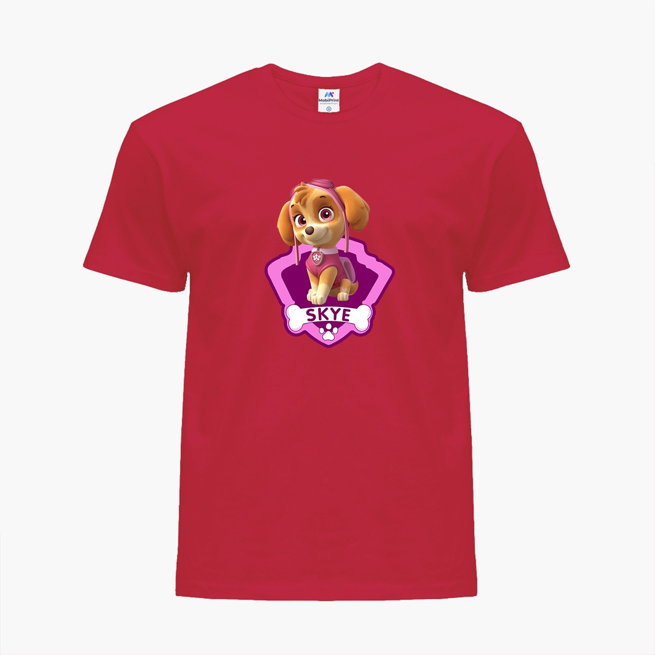 

Детская футболка Щенячий патруль (PAW Patrol) (25186-1609) 134-140 см Хлопок Красный