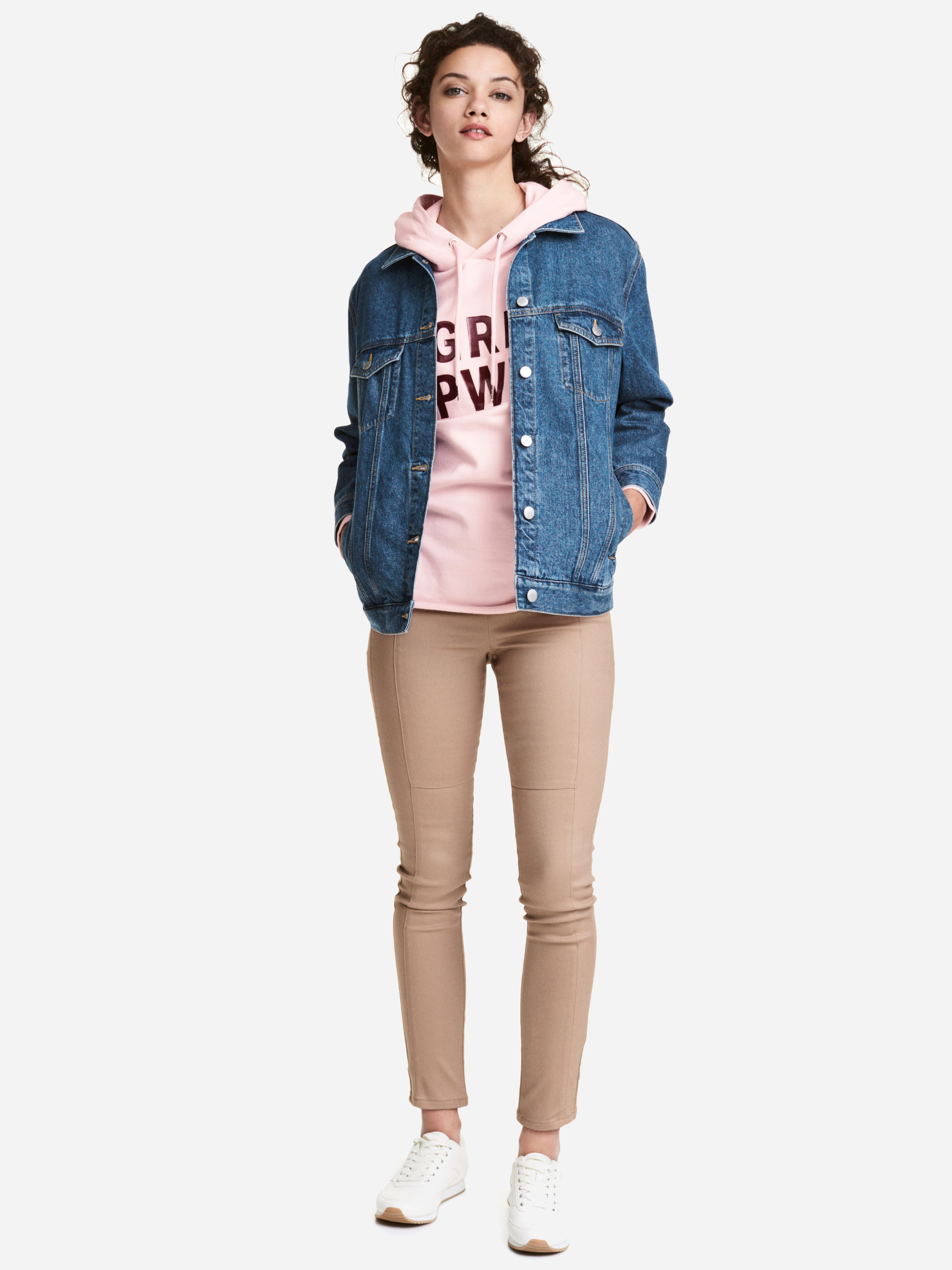 

Брюки H&M 4661815-ACXI 34 Темно-бежевые