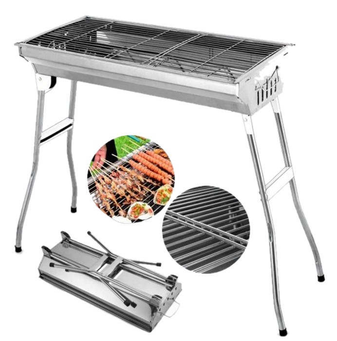 

Мангал портативный Relax BBQ 5002 48x34x59 см переносной гриль барбекю для отдыха дачи