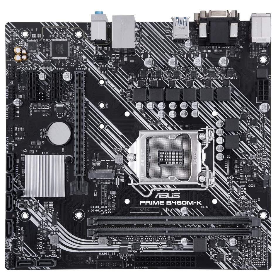 

Материнська плата Asus Prime B460M-K (s1200, Intel B460) mATX (6584665)
