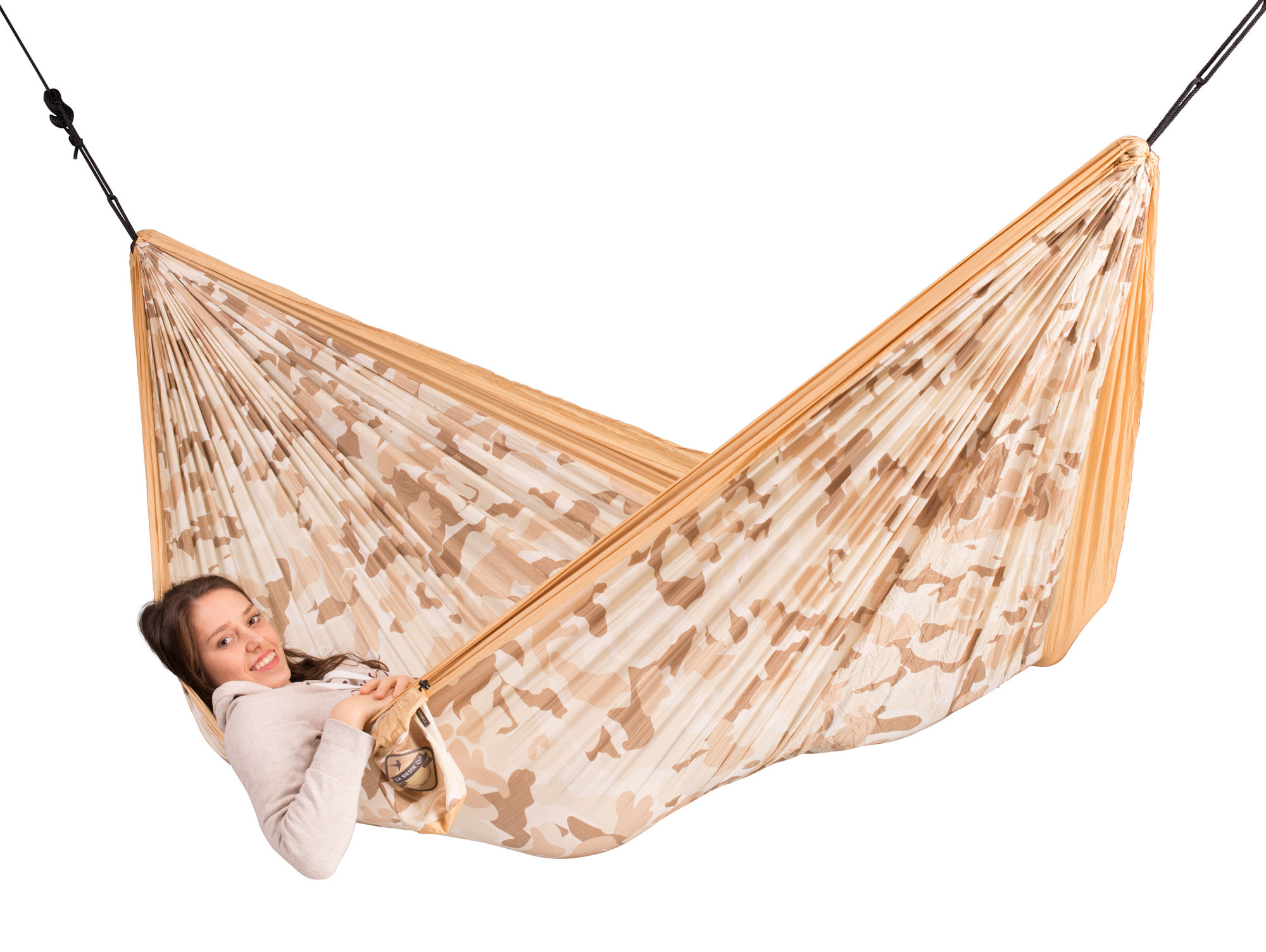 

Гамак двухместный La Siesta Colibri Camo CLH20-C6 sahara (AE2094)