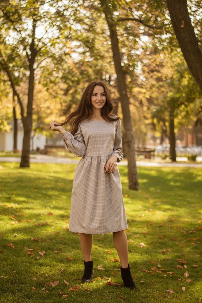 

Платье Narodnyy Butik Кристина  Бежевое 117-19, Платье Narodnyy Butik Кристина 46 Бежевое 117-19
