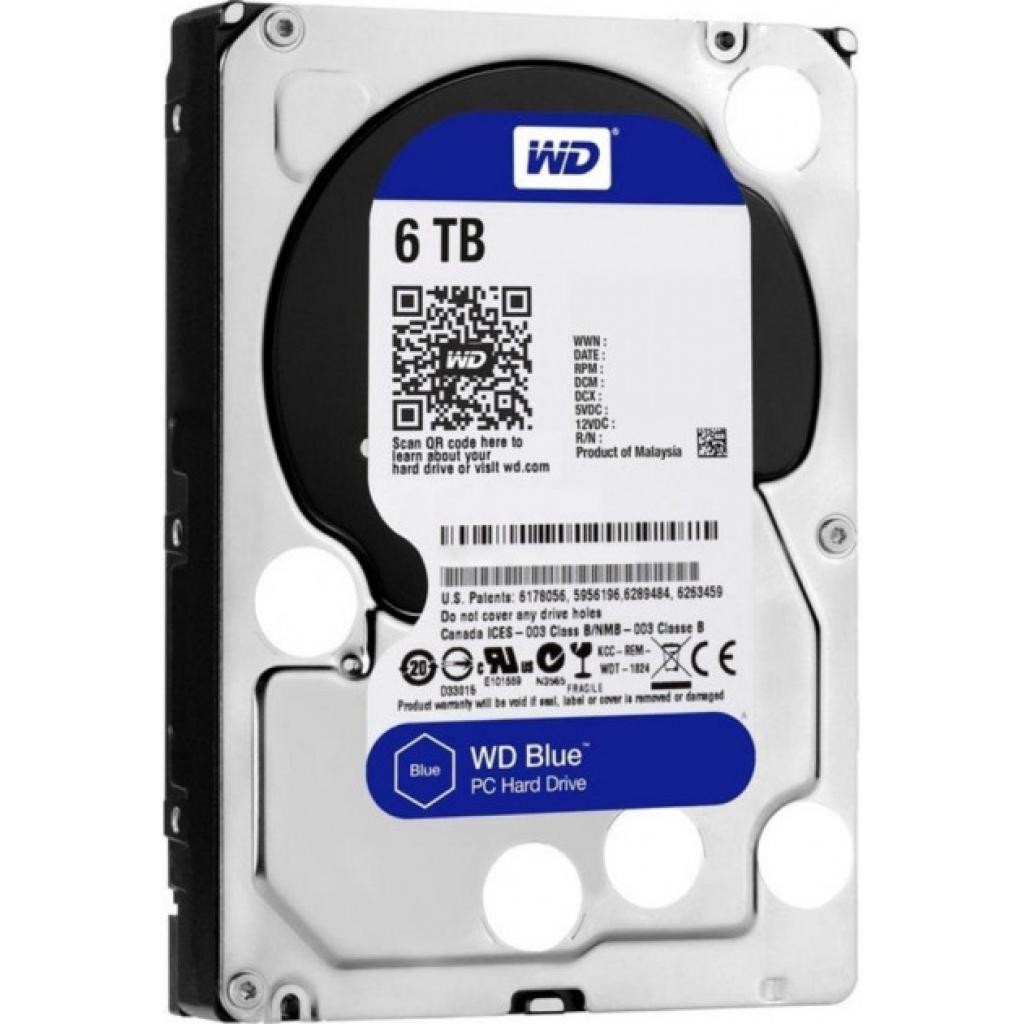 

Жесткий диск 3.5" 6TB (5400 rpm, 256MB, SATAIII) WD Blue (WD60EZAZ)