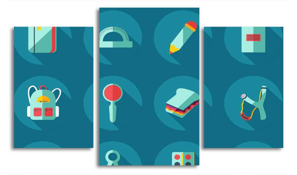 

Модульная картина LaPrint Предметы 200x117 см