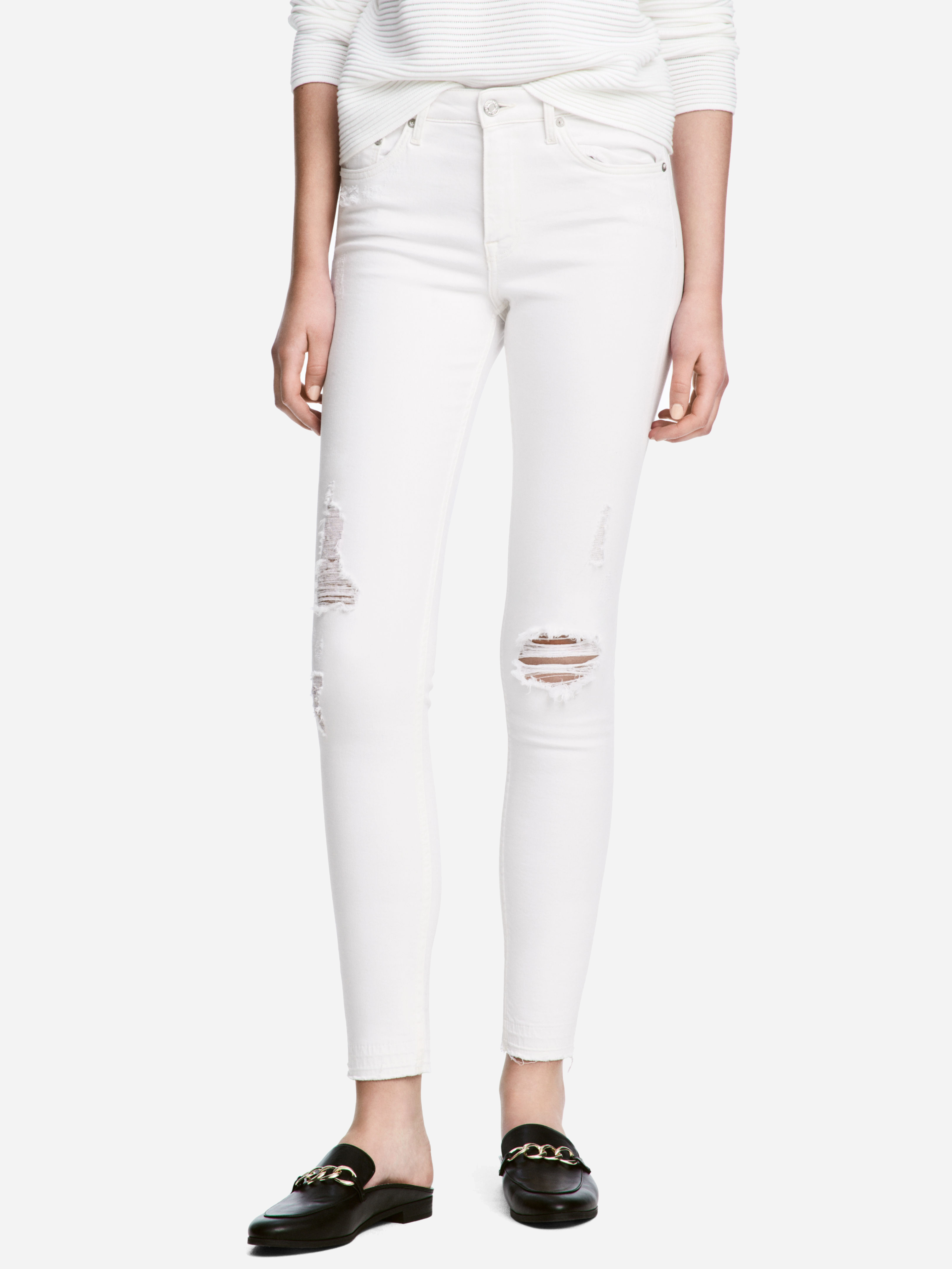 

Джинсы H&M 4968196-ACTS 28 Белые