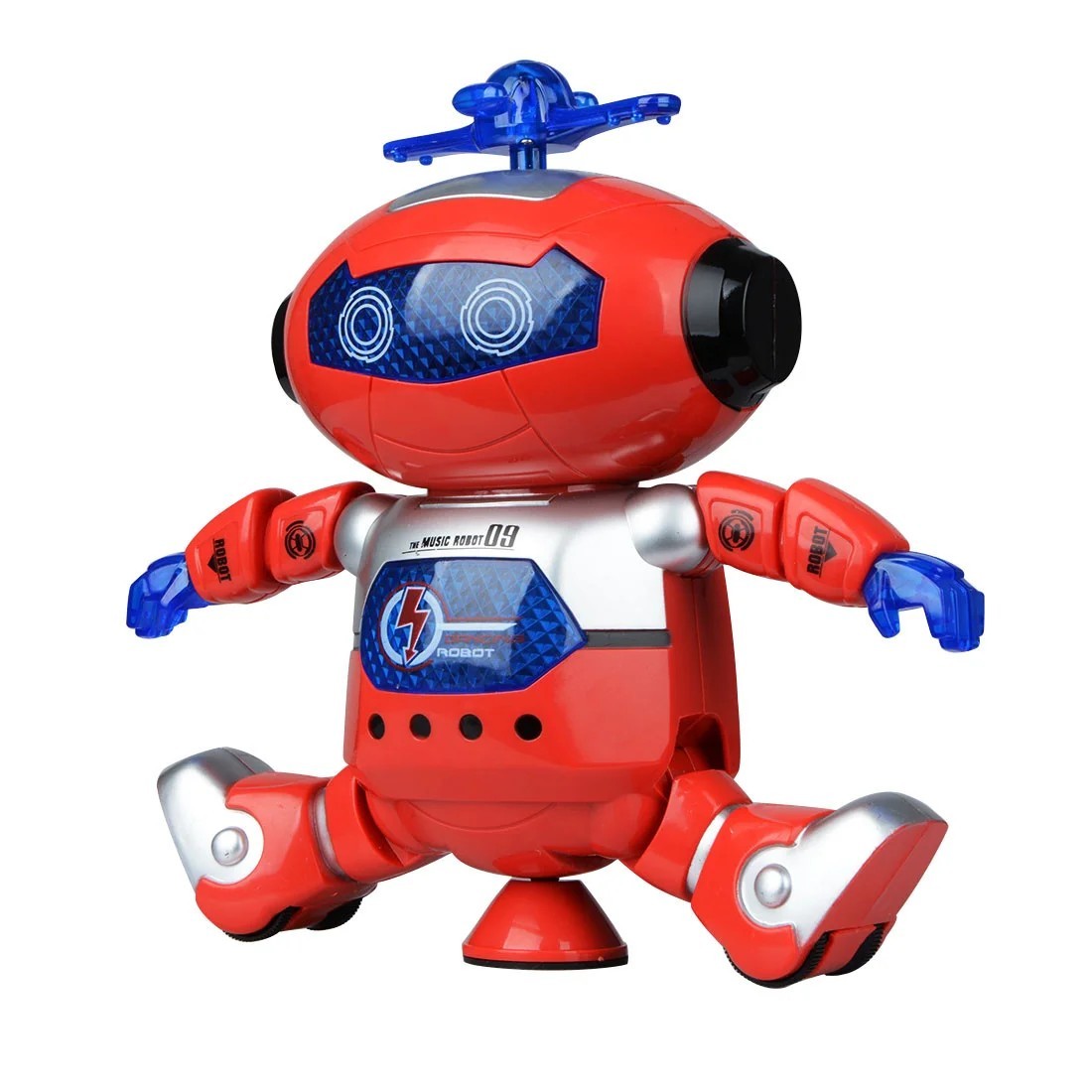 

Танцующий робот Dancing Robot со световыми эффектами и музыкой Красный (3172)