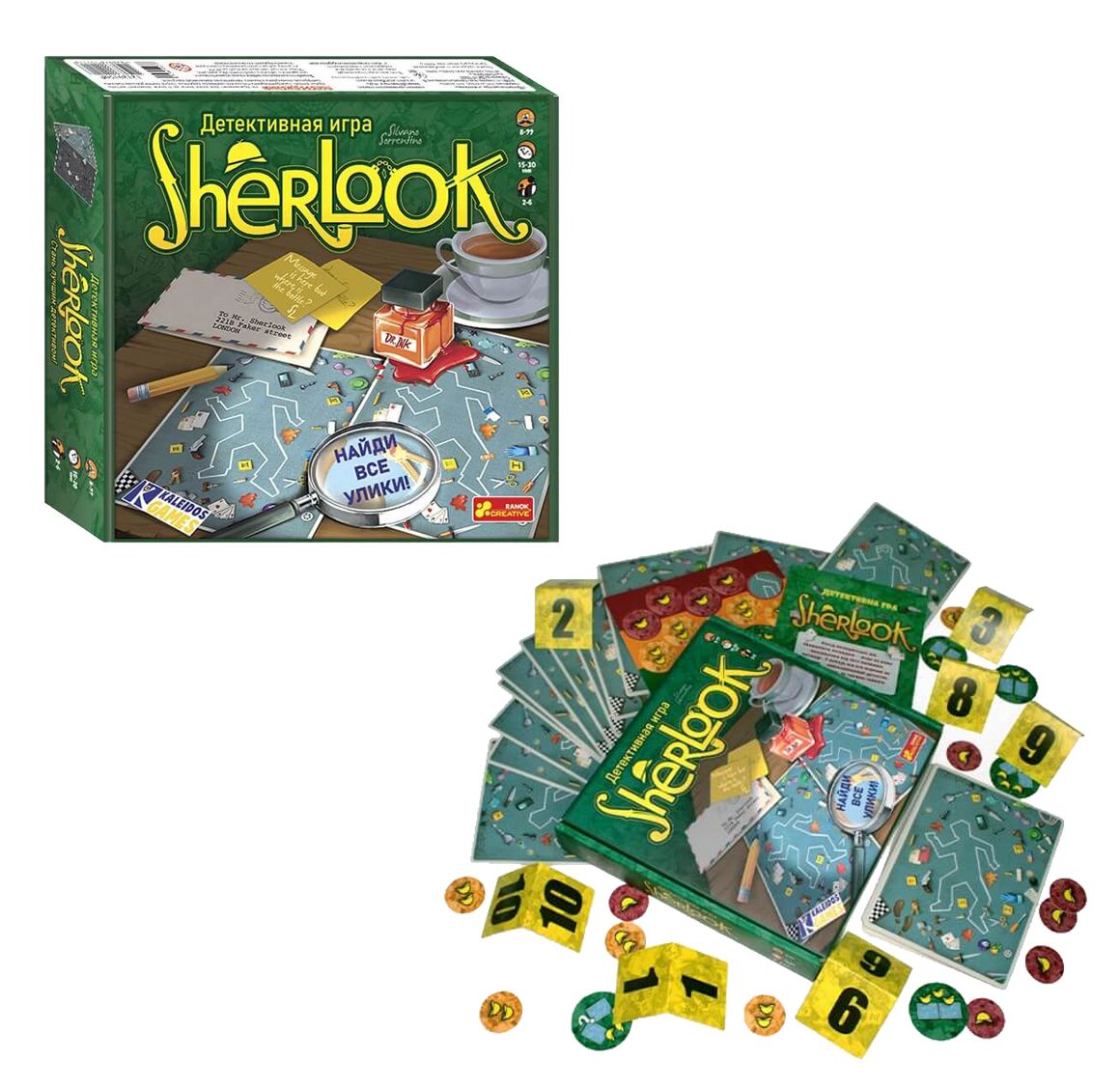 

Детективная настольная игра Sherlook Ранок (12120158Р) (162999)
