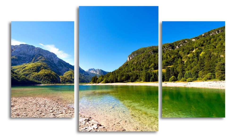 

Модульная картина LaPrint Горное озеро 200x117 см