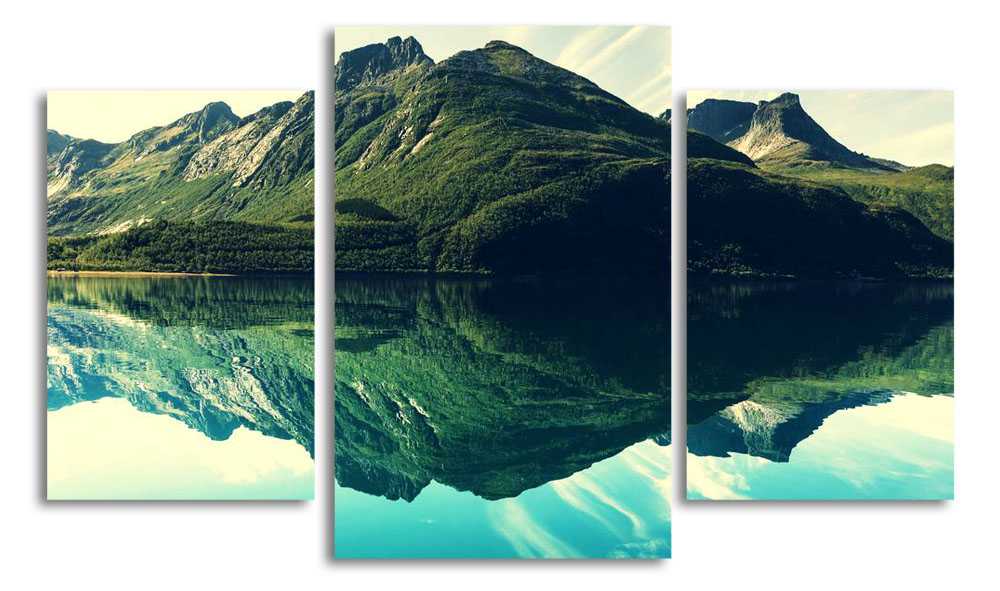 

Модульная картина LaPrint Горная река 200x117 см