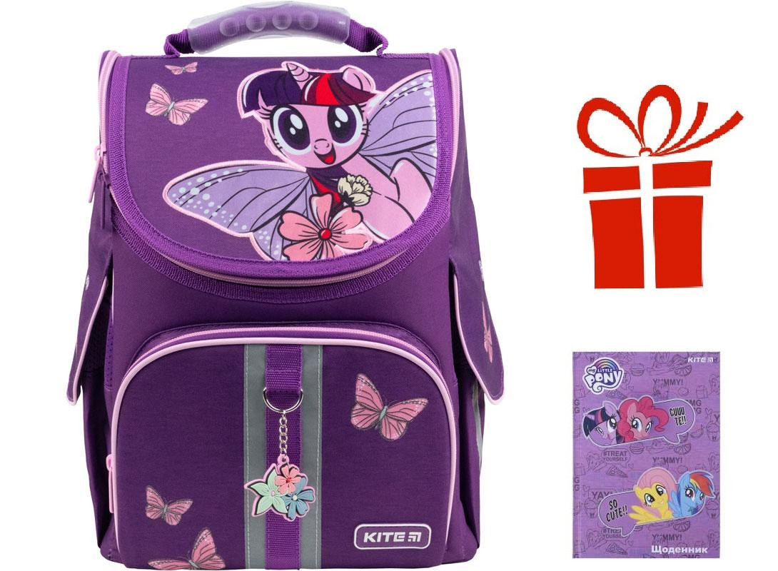 

Рюкзак школьный каркасный Kite КІТЕ My Little Pony LP21-501S +Дневник школьний My Little Pony в подарок