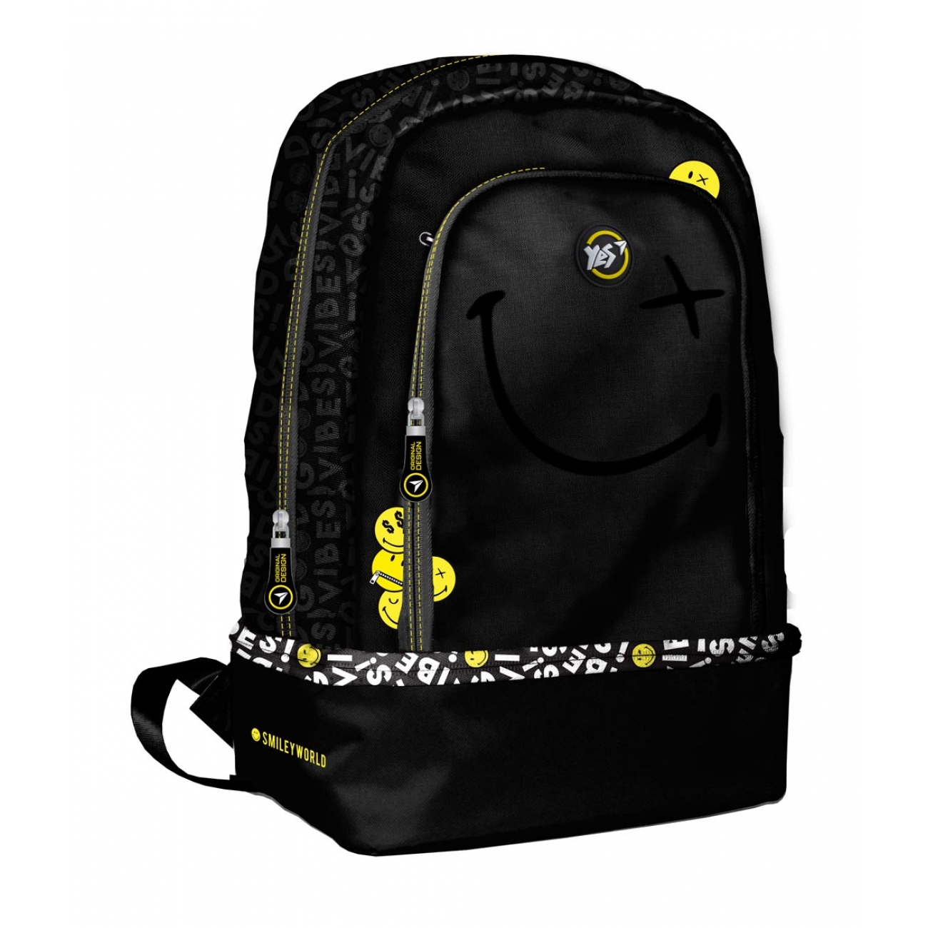 

Рюкзак шкільний YES S-79 Smiley World.Black&Yellow (552274)