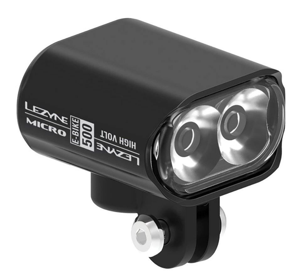 

Переднє світло для електровелосипеда Lezyne EBIKE MICRO DRIVE 500 HIGH VOLT Чорний 500 люмені