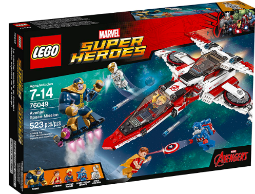 

LEGO Super Heroes 76049 Avenjet Space Mission Реактивный самолёт Мстителей: космическая миссия