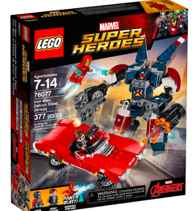 

LEGO Super Heroes 76077 Iron Man: Detroit Steel Strikes Железный человек: Стальной Детройт наносит удар
