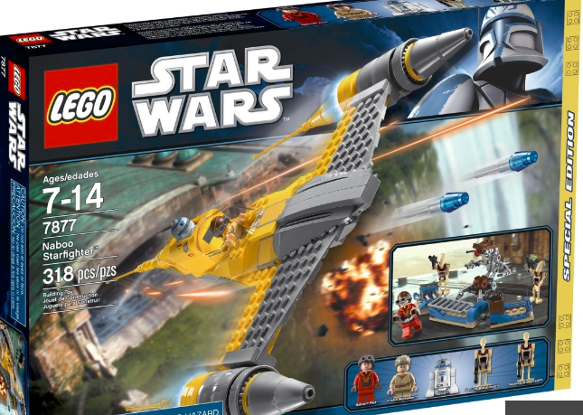 

LEGO Star Wars 7877 Naboo Starfighter Звёздный истребитель Набу